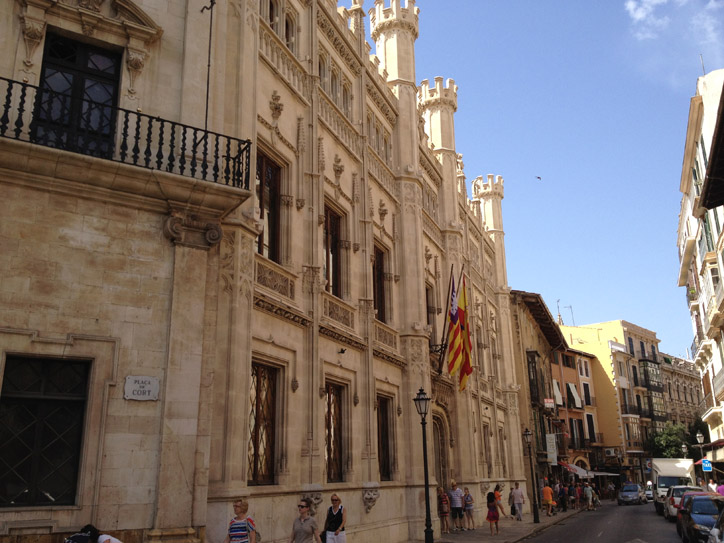 Part of the ayuntamiento, the mayor's office, in Palma