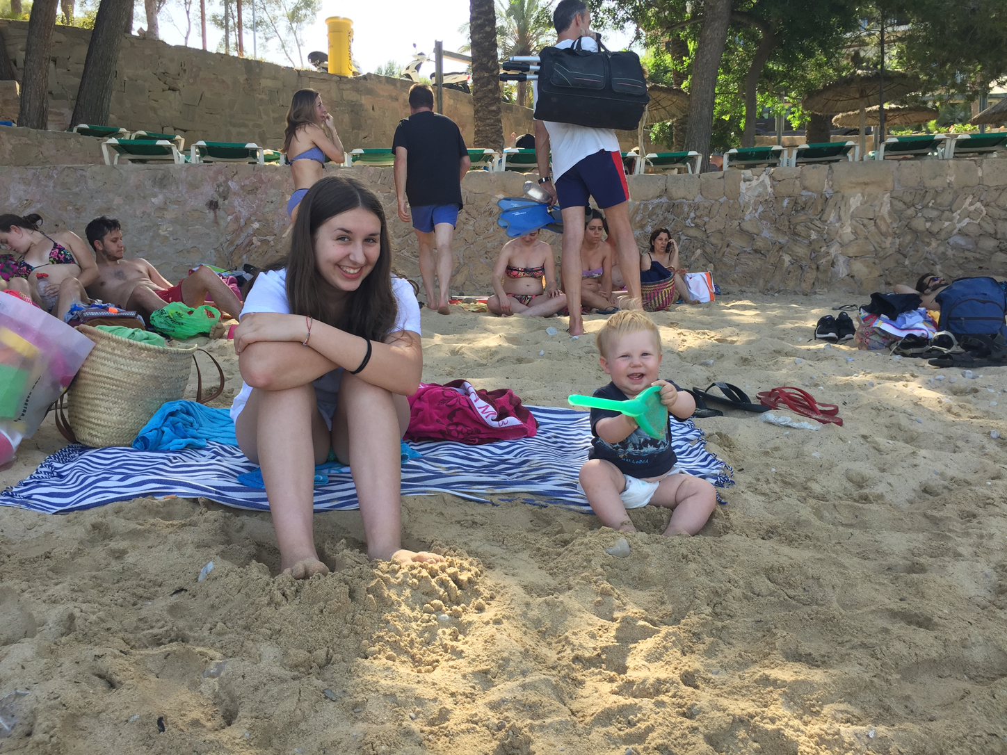 I think I'm going to have a sand cookie. Would you like one too Greta? They're delicious just make sure no one sees you while you eat it. For some reason it is frowned upon.