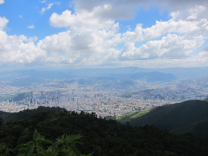 View of Caracas from the Avila