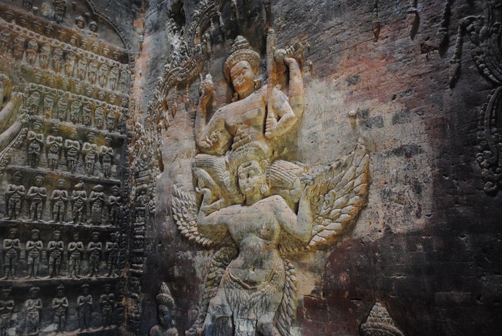 These are actually in a very accessibly temple without a lot of stairs...