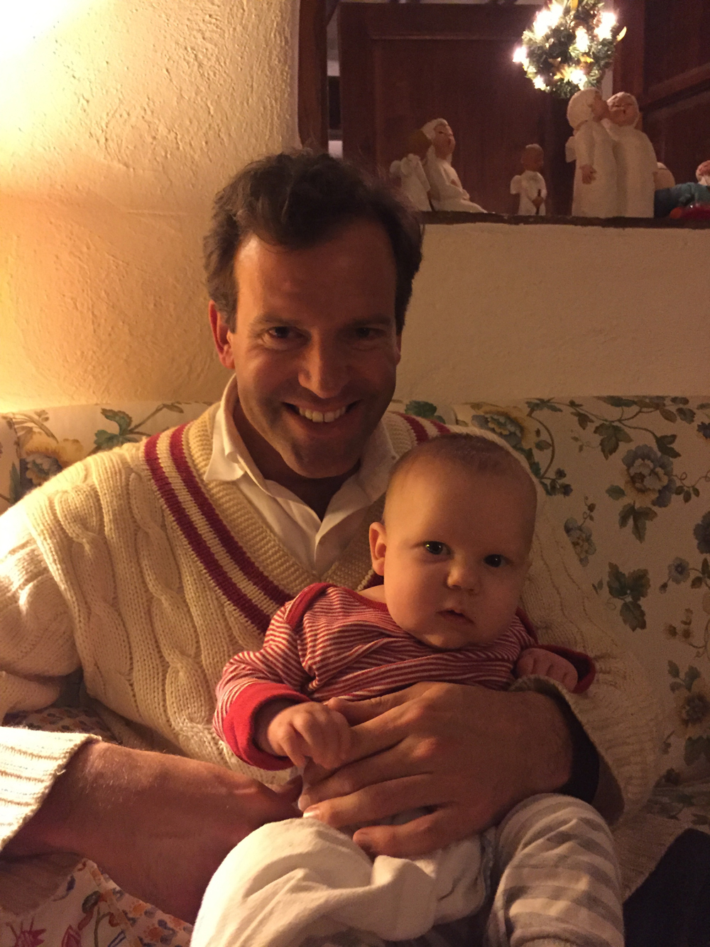With the funny uncle who sang great tunes and danced cheek to cheek.