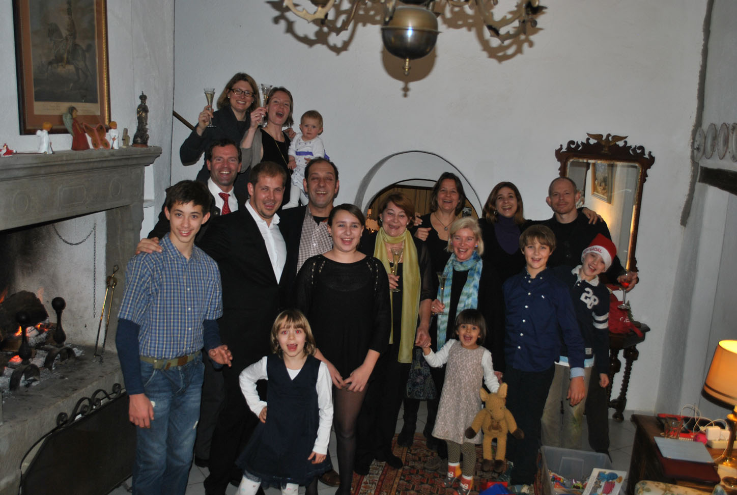 The whole family, minus Carlos the photographer.