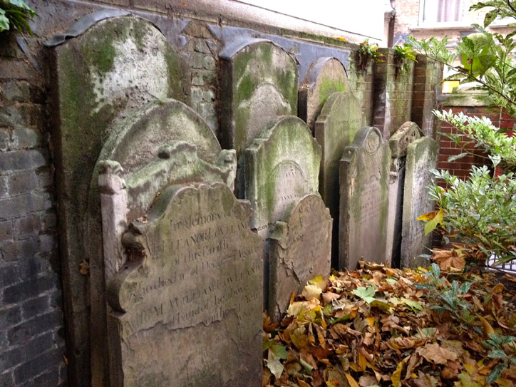No word on whether the occupants of these graves are stacked in a similar manner.
