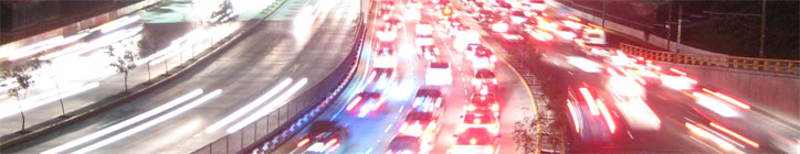 Mexico City traffic at night Mexico City traffic at night
