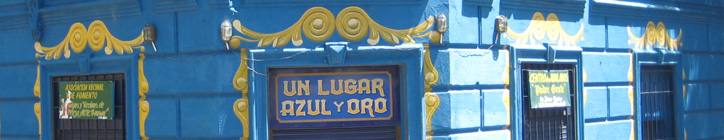 Typical 'filete' decoration in the La Boca neigbourhood