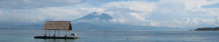 Mount Agung, last eruption 1964