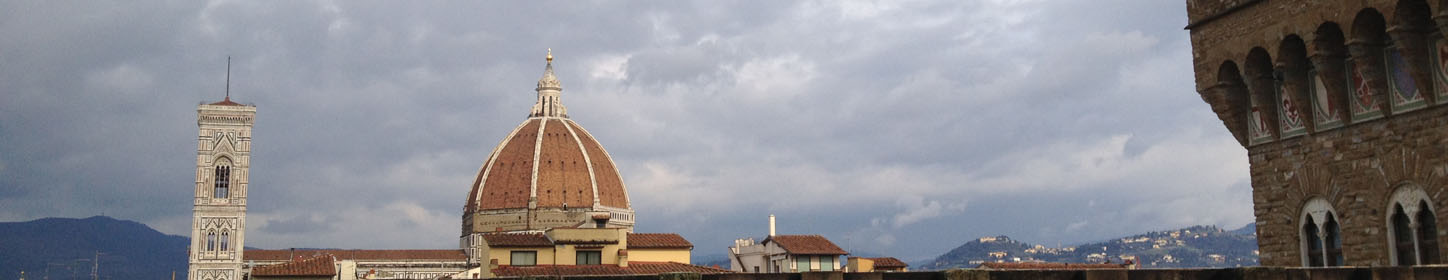 View from the Uffizi café. The coffee is priced accordingly.