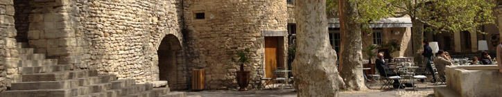 In Gordes, one of the prettiest towns in Provence. (Stiff competition!)