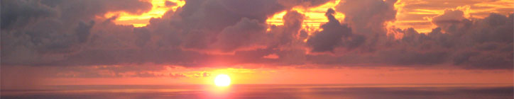 Sunset over Dominical Sunset over Dominical