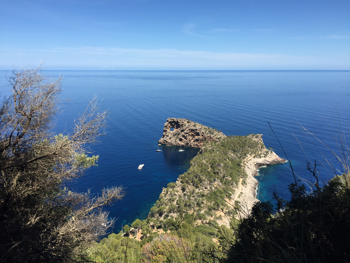 Sa Foradada. It's quite the hike but at the bottom you're surprised with a lovely little restaurant.
