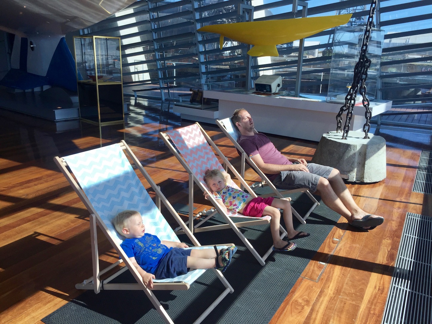 Now this is my kind of museum. I can highly recommend the maritime museum in Perth. And not just for it's reclining options.
