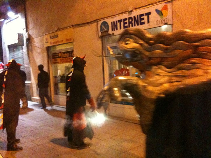 "You don't let me check my email, I blow down your shop!"