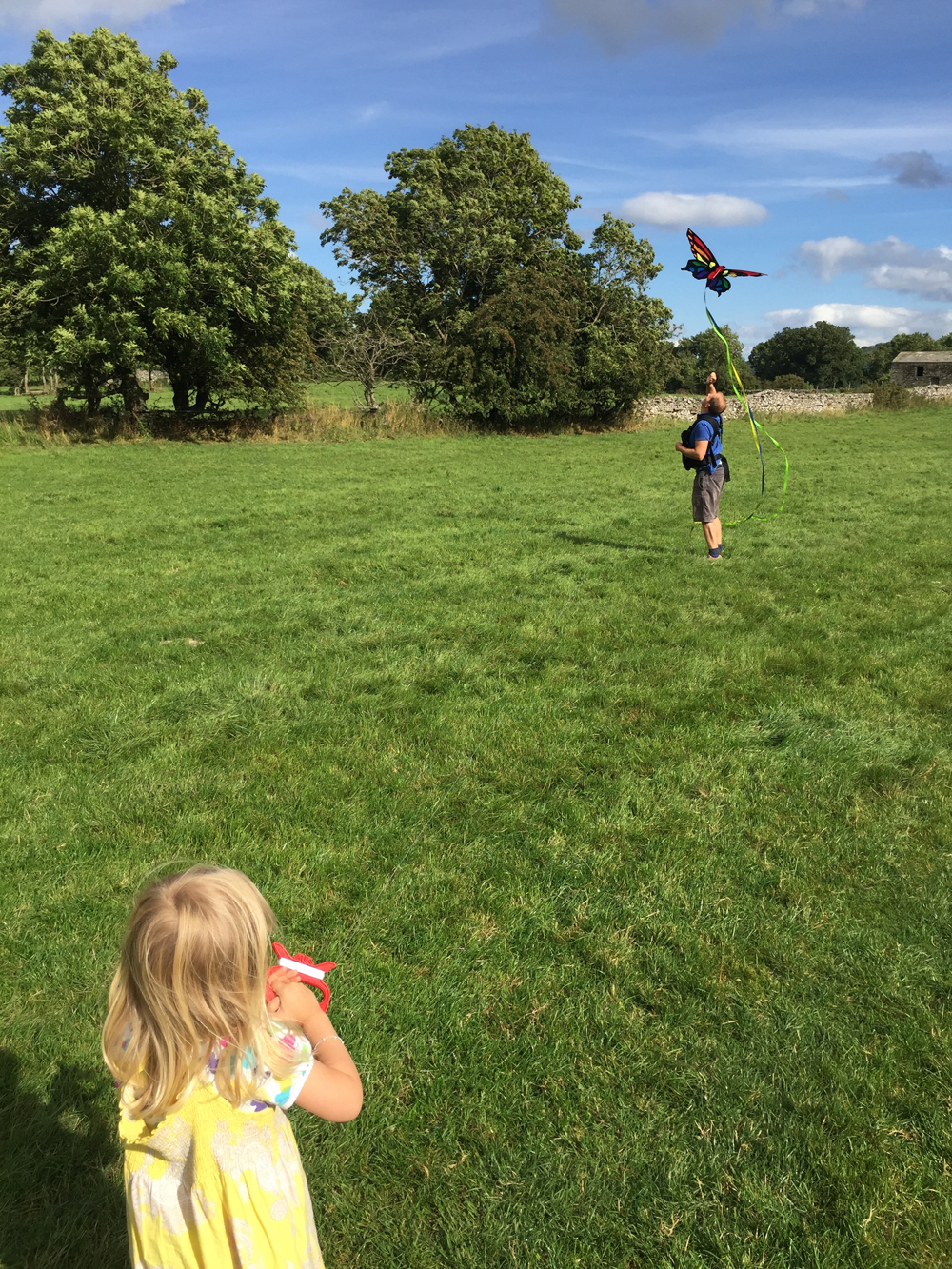 Woohoo - the kite is flying!