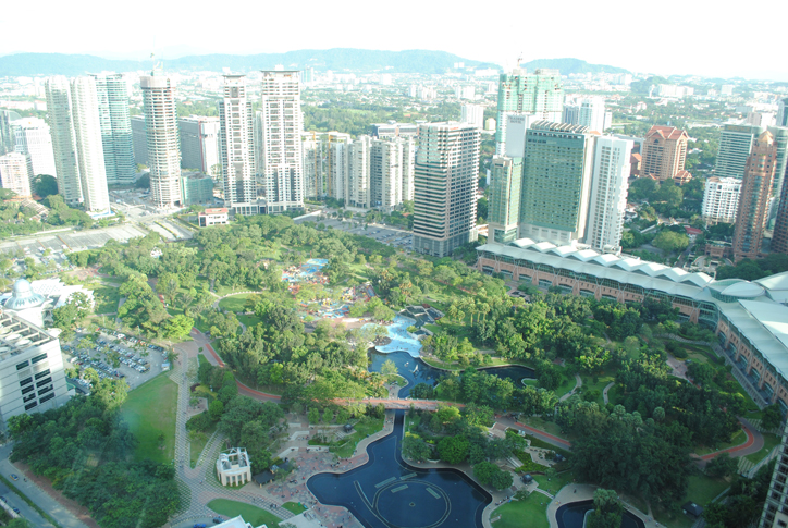 View from the Petronas Skybridge