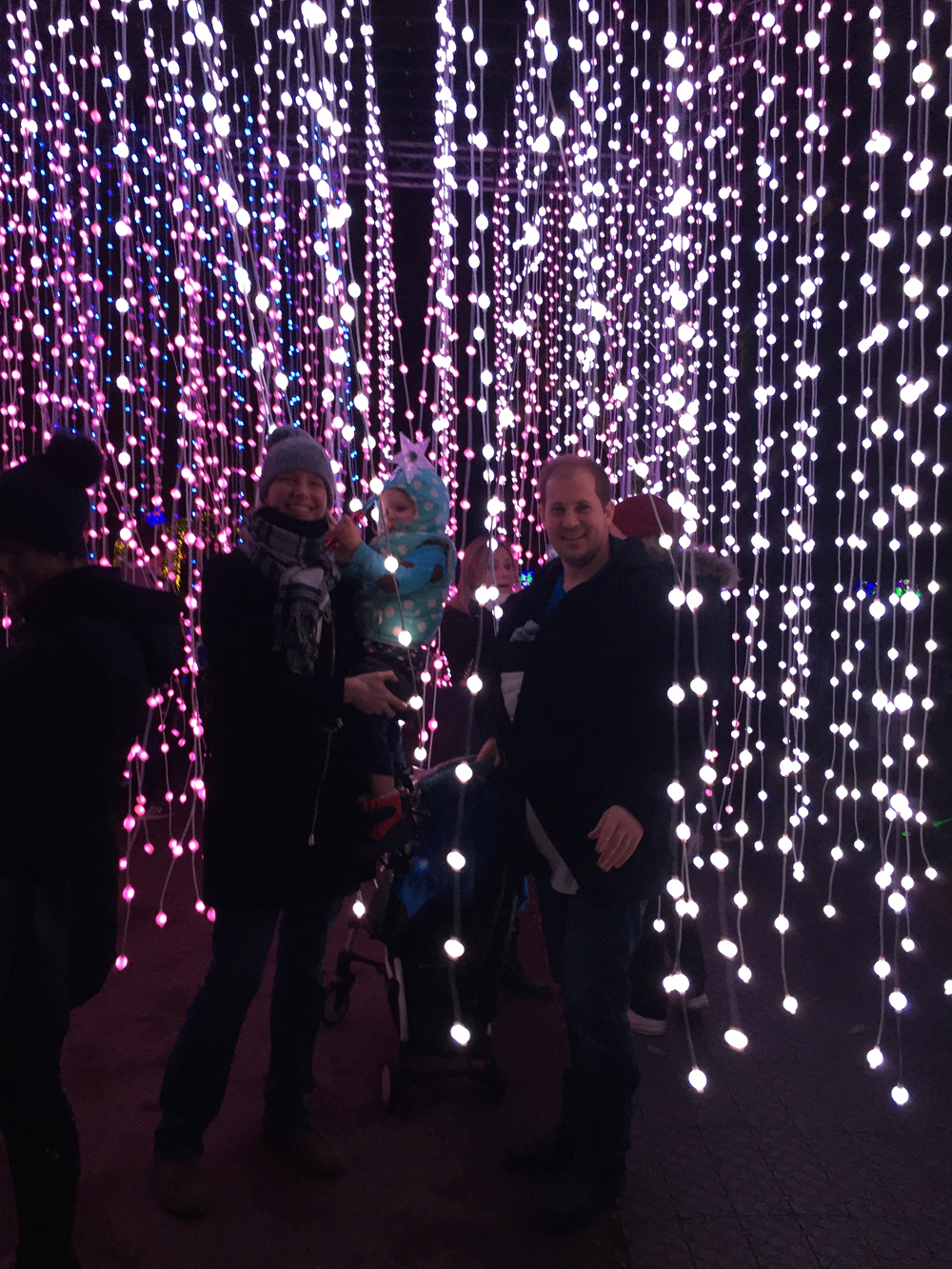 All of us in a waterfall of light. I could have happily stayed there for hours.