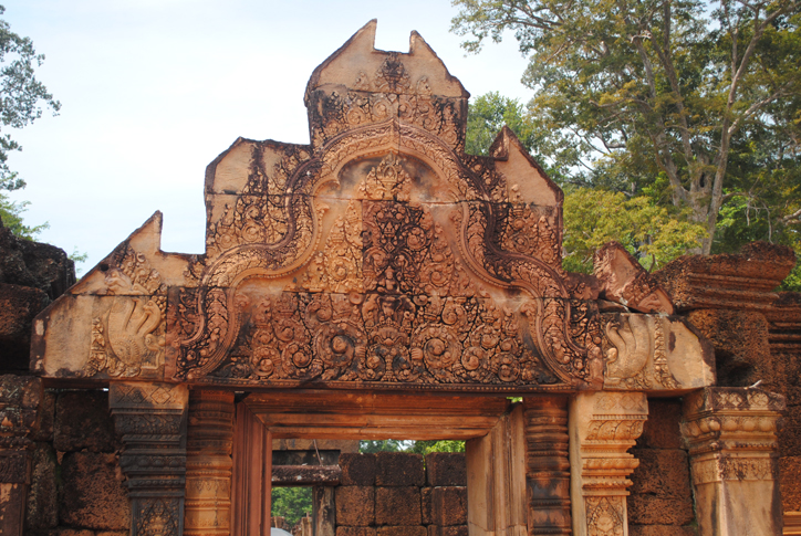 Lintel at Banteay Srei