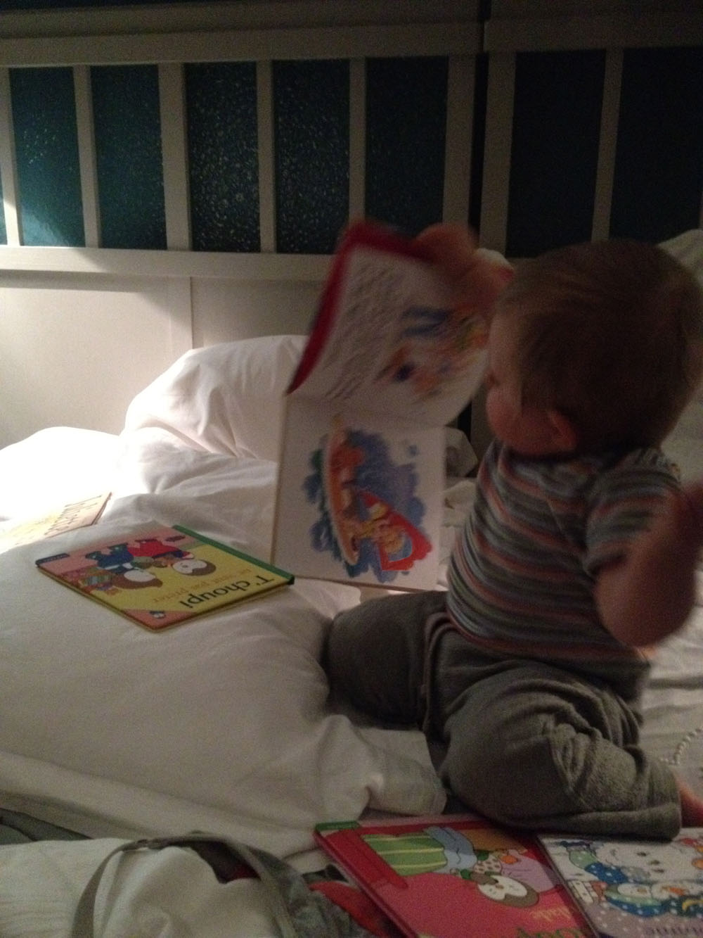This T'choupi guy is weird. Maybe if I hold the book sideways it'll make more sense.