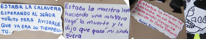 Funny verses written by kids about día de muertos Funny verses written by kids about día de muertos