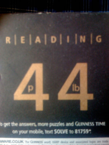 A) Reading between the lines B) In for a penny, in for a pound
