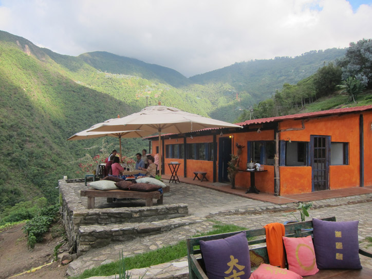 We took lunch on the terrace.