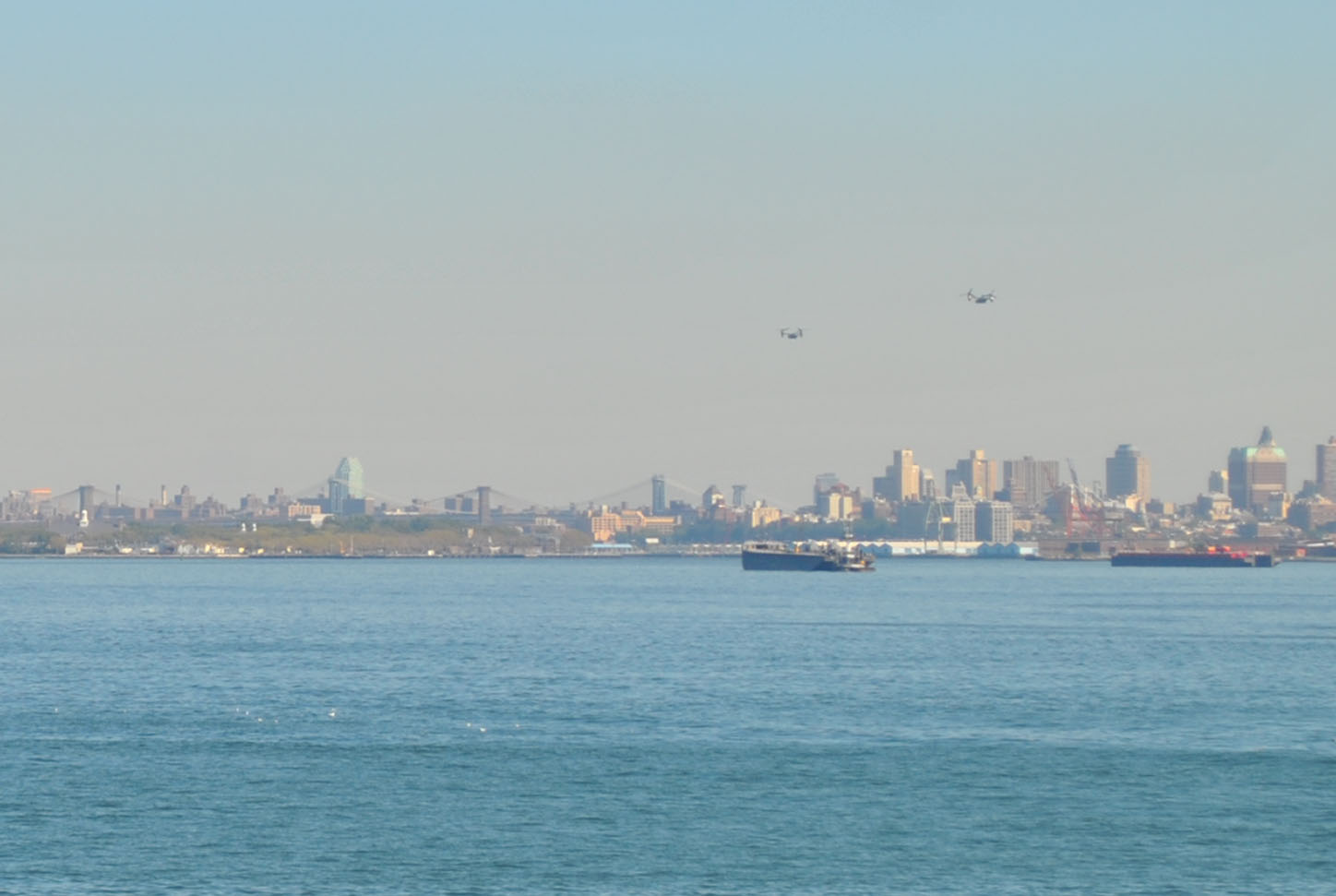 Sadly we were pretty far by the time the heli-planes arrived, but they looked better in person than foot.