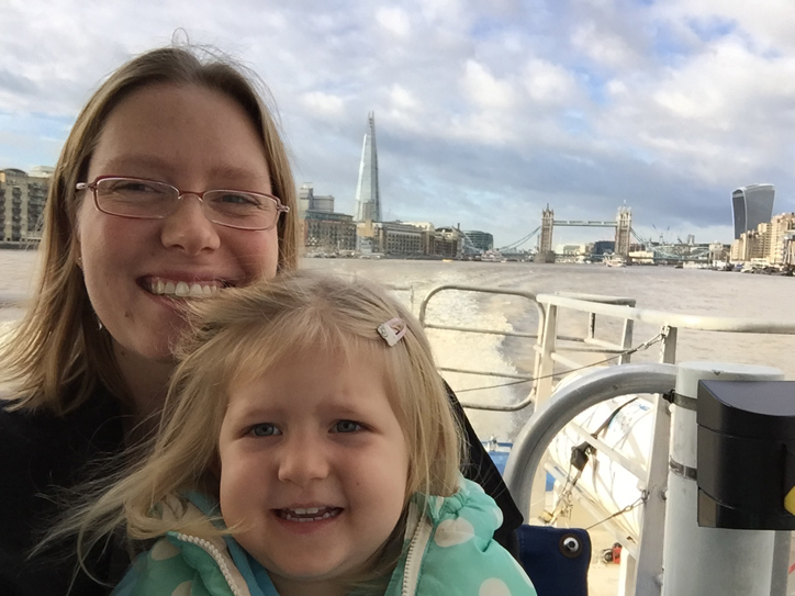 Catering and me on the fast boat to Greenwich. (Actually that was the slow boat supposedly because it stopped in a bunch of places but it went pretty fast for me!)