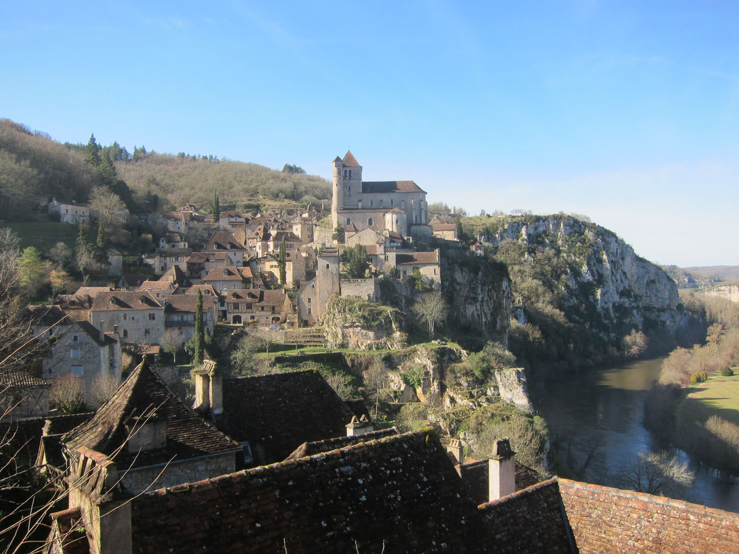 St-Cirq-Lapopie in all its glory.