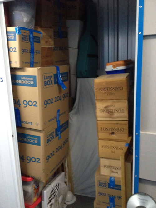 Our life, in boxes.