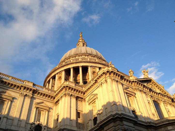 St. Paul's looking awesome, in the true sense of the word.