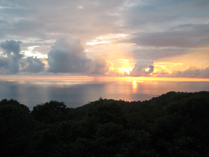 Sunset in Dominical. One of the reasons we didn't need to leave the house. Sunset in Dominical. One of the reasons we didn't need to leave the house.