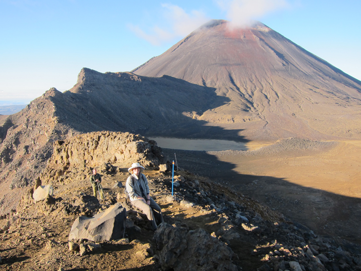 Looks just the same, only wait - there's a volcano?! Where did that come from?