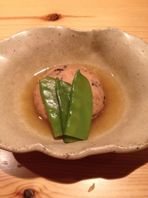 The trickiest part with this dish was drinking the soup out of the unevenly shaped bowl at the end.