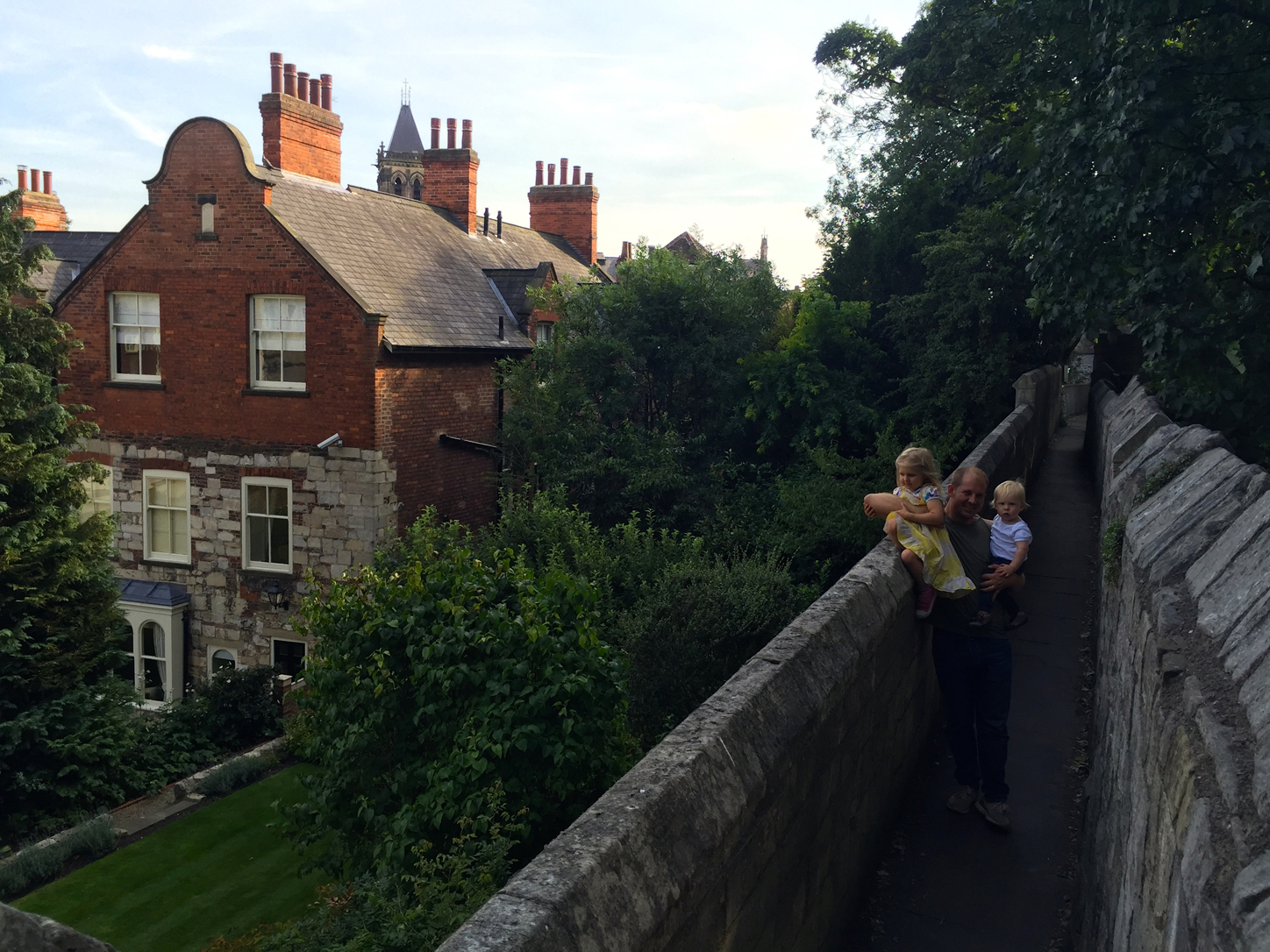There were some gorgeous gardens along the wall.